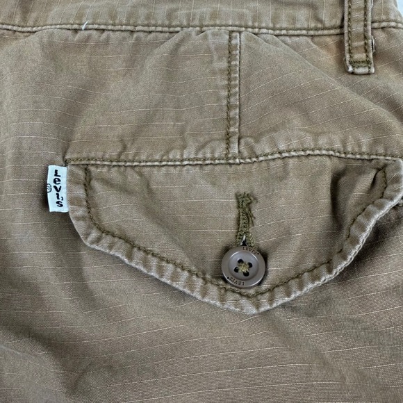 Levi's Cargo Shorts Men's 30x9 Brown Cotton Ripstop 6 Pocket - Picture 10 of 15